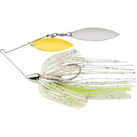 War Eagle Screamin Nickel Frame Double Willow Spinnerbait, Blue Herring WE12SENW08